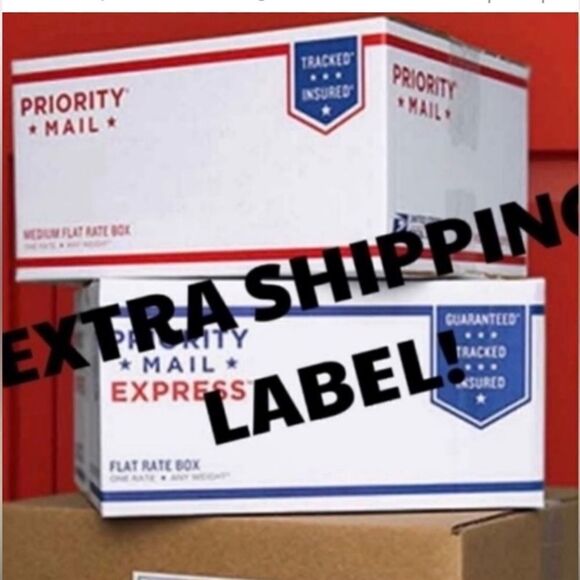 Extra shipping label over 5lbs - Picture 1 of 2